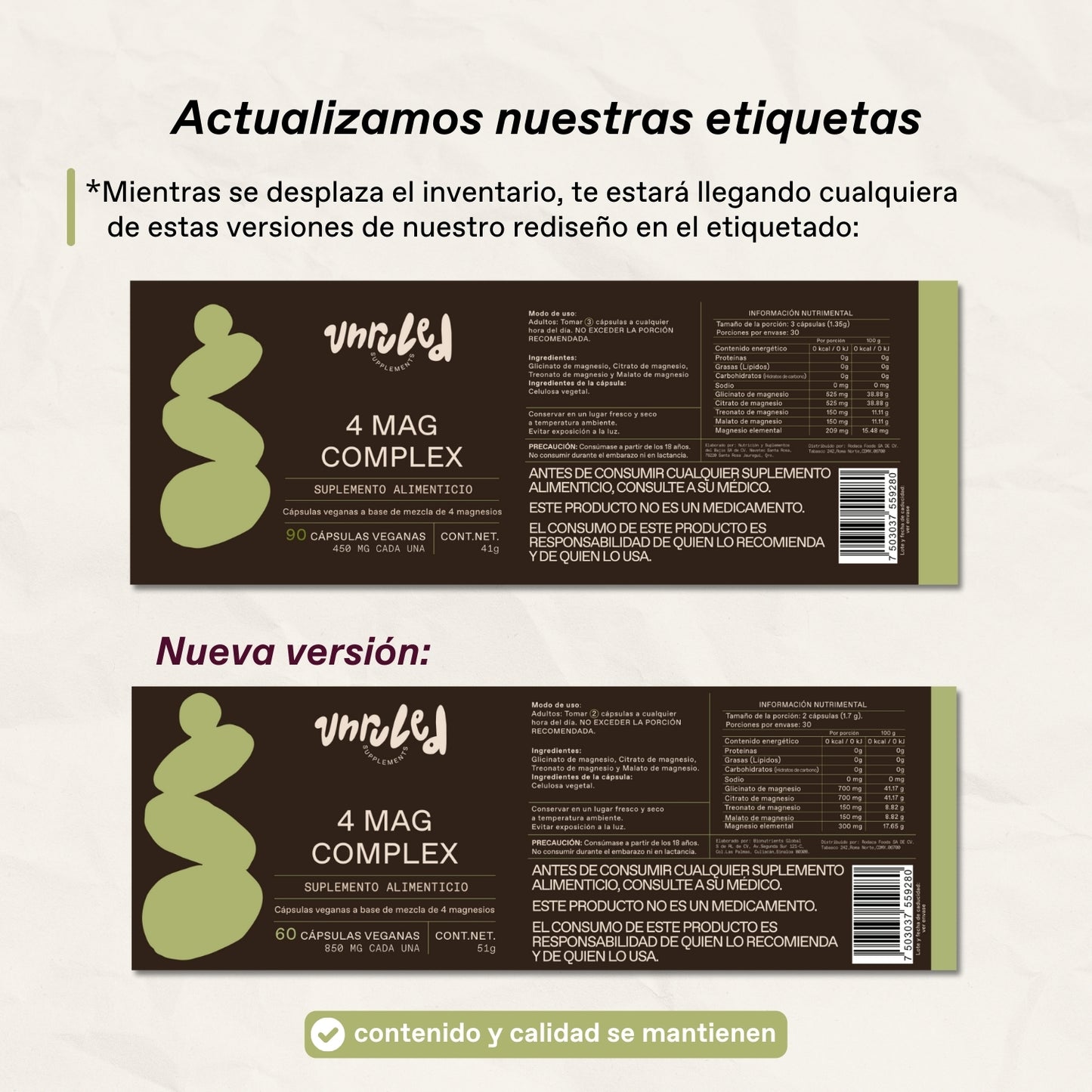 4 Mag Complex - Unruled Foods