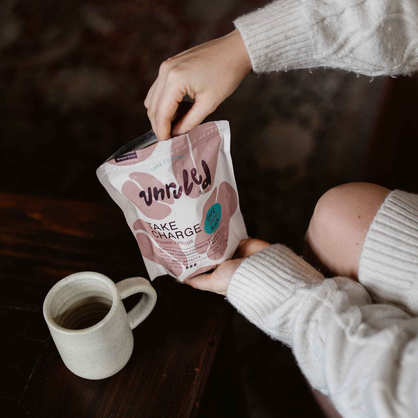 Mushroom coffee Kit Unruled Mix Café bolsa 180g.