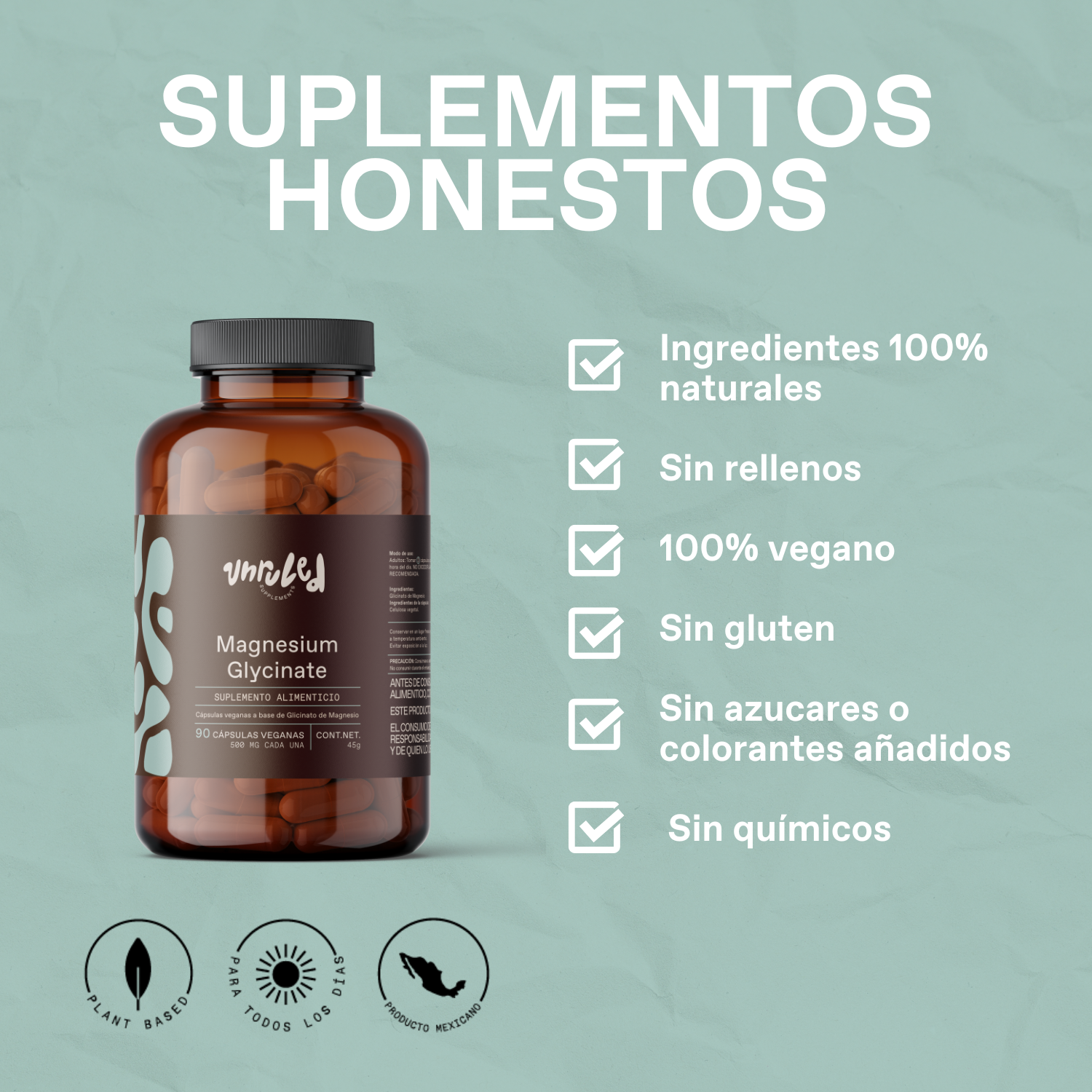 La porción máxima está diseñada siguiendo las recomendaciones de expertos para lograr la dosis diaria recomendada de 300mg de magnesio elemental.