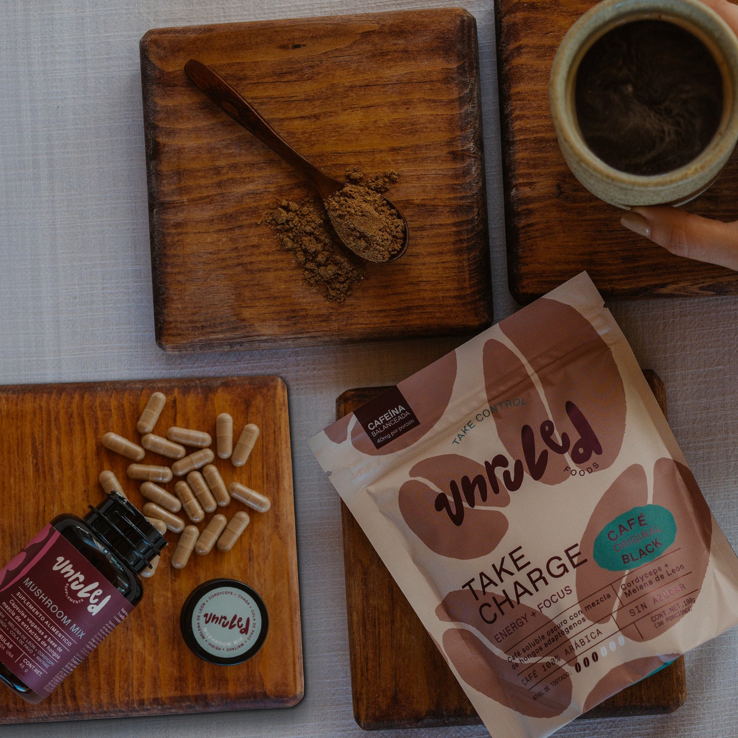 Mushroom coffee Kit Unruled Mix producto