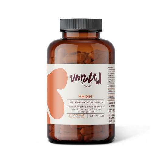 Reishi de Unruled 60 caps Extracto de hongo adaptógeno